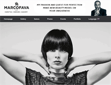 Tablet Screenshot of marcofava.com